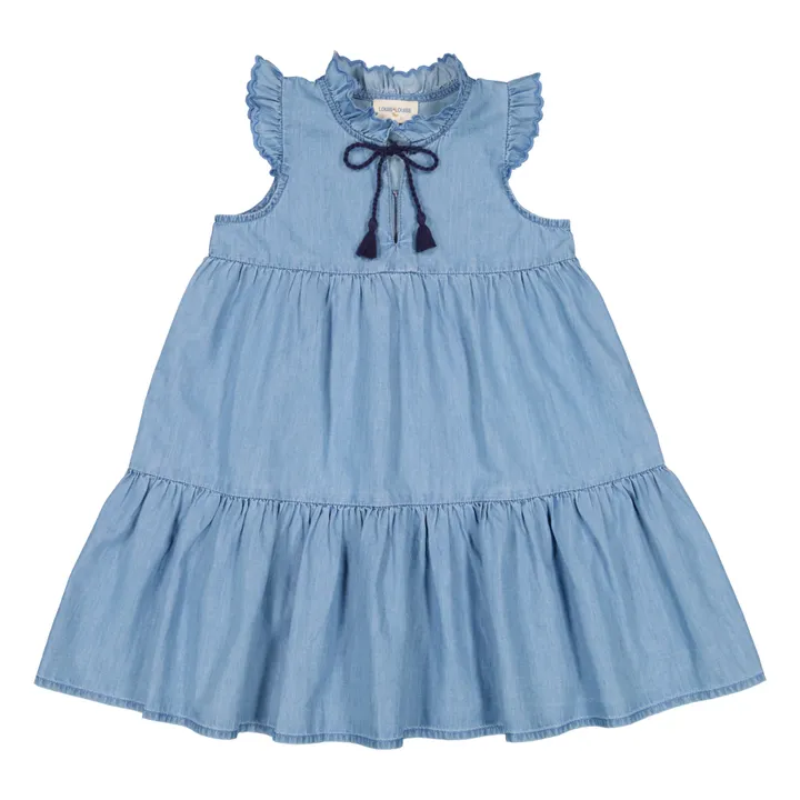 Louis Louise Robe Goa Chambray | Bleu jean