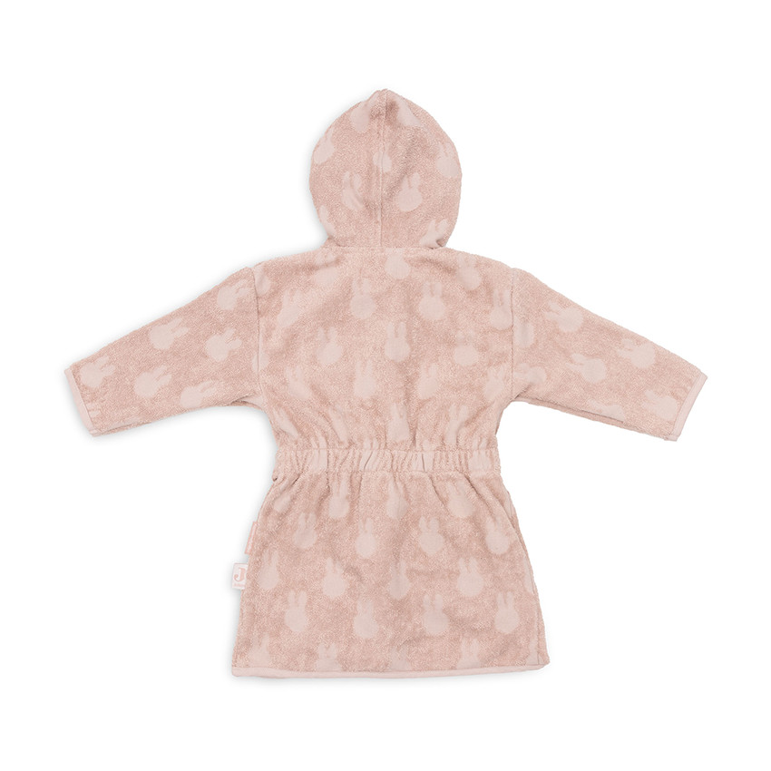 Peignoir de bain éponge 3-4 ans en jacquard Miffy wild rose