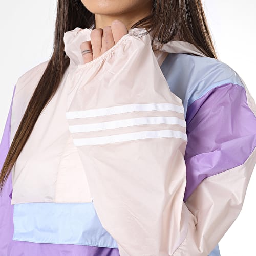 Veste Outdoor Capuche Femme HT8718 Bleu Violet
