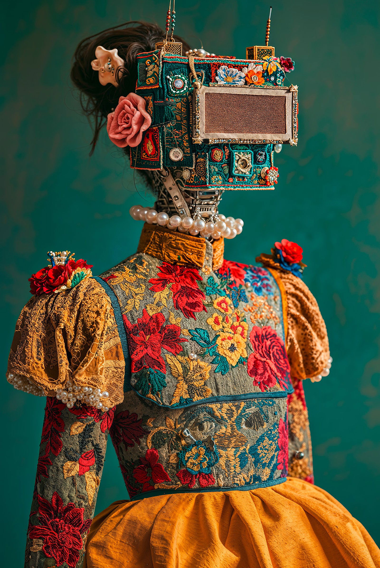 Folkloric robots 8. by David Szauder - Limited Edition. Edition of: 150. Signed.