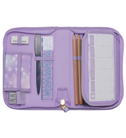 Beckmann Penalhus m. Indhold - Unicorn Princess - Purple
