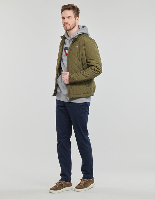Gant - QUILTED WINDCHEATER - Kaki