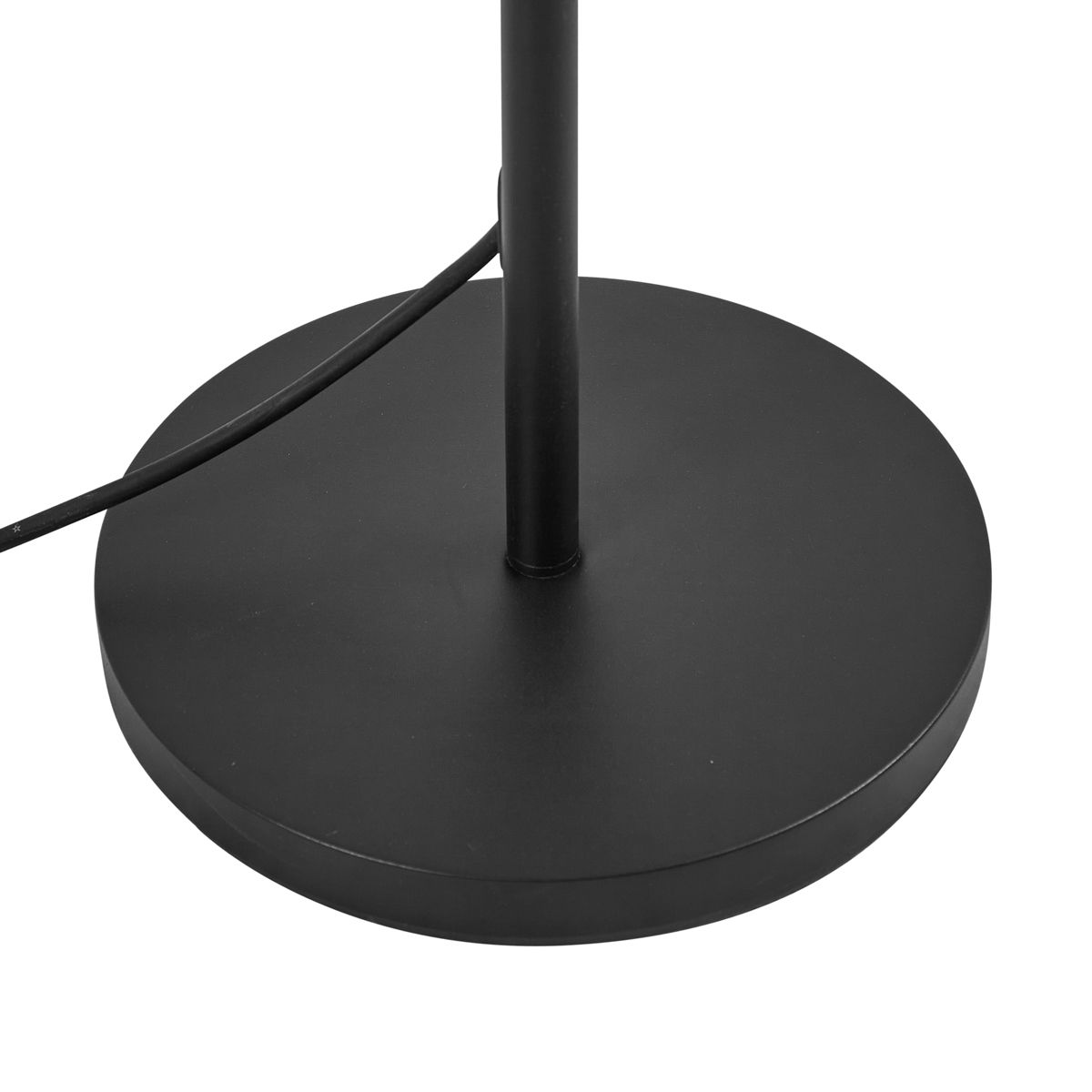 Buiten vloerlamp zwart met kap oranje touw IP44 - Virginia Jayla