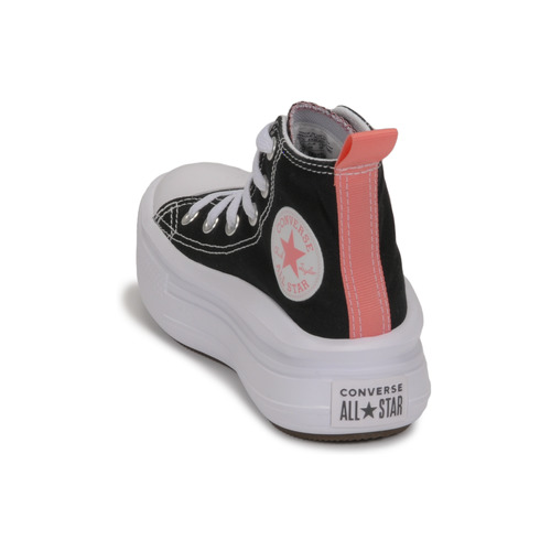 Converse - CHUCK TAYLOR ALL STAR MOVE CANVAS HI - Noir / Rose