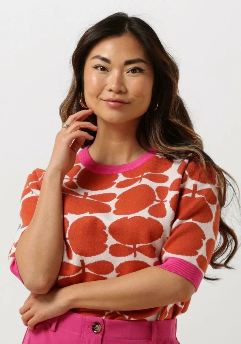 YDENCE roest ydence top knitted top tulip