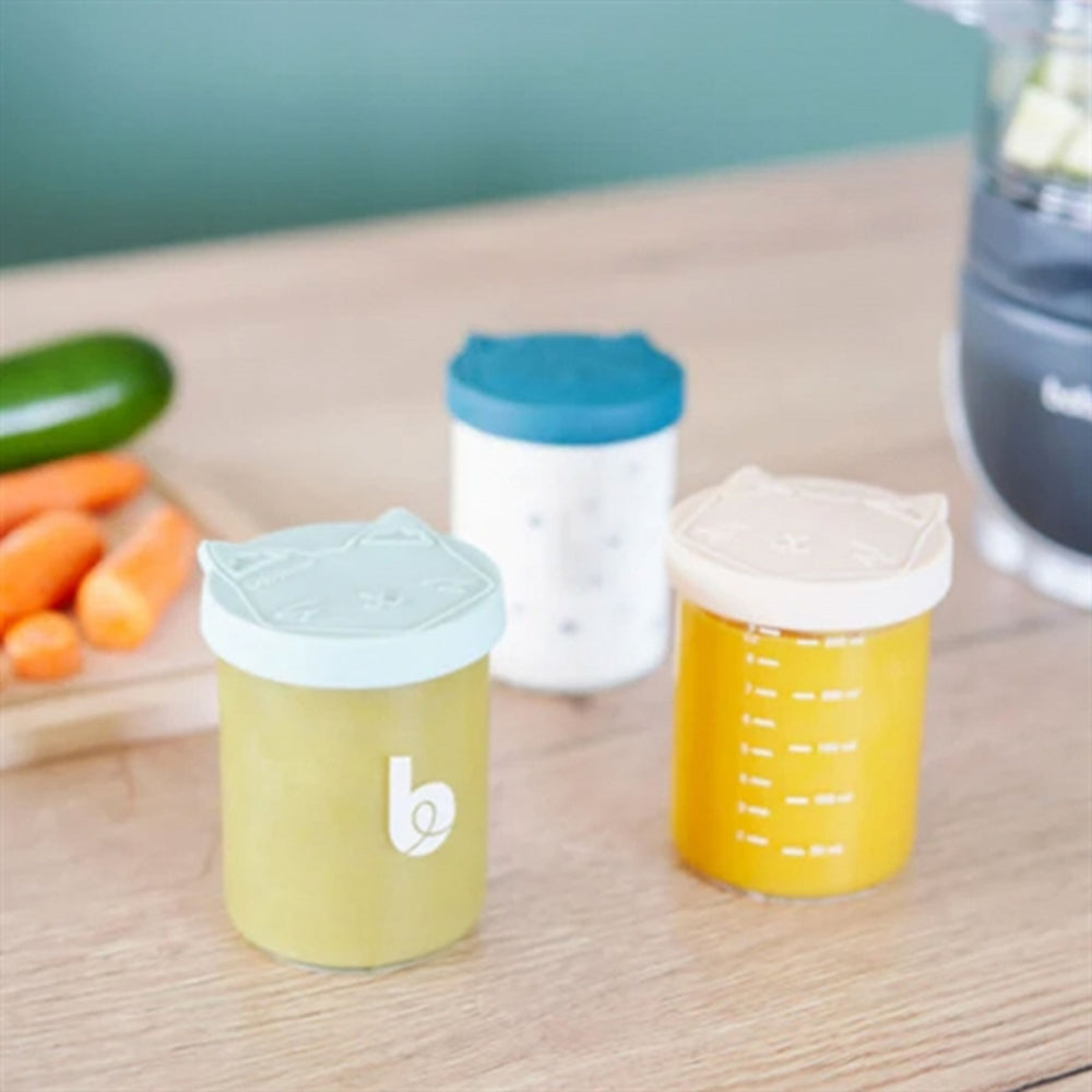 ISY Glasbøtter - 6x 250ml - Babymoov → Luksusbaby.dk