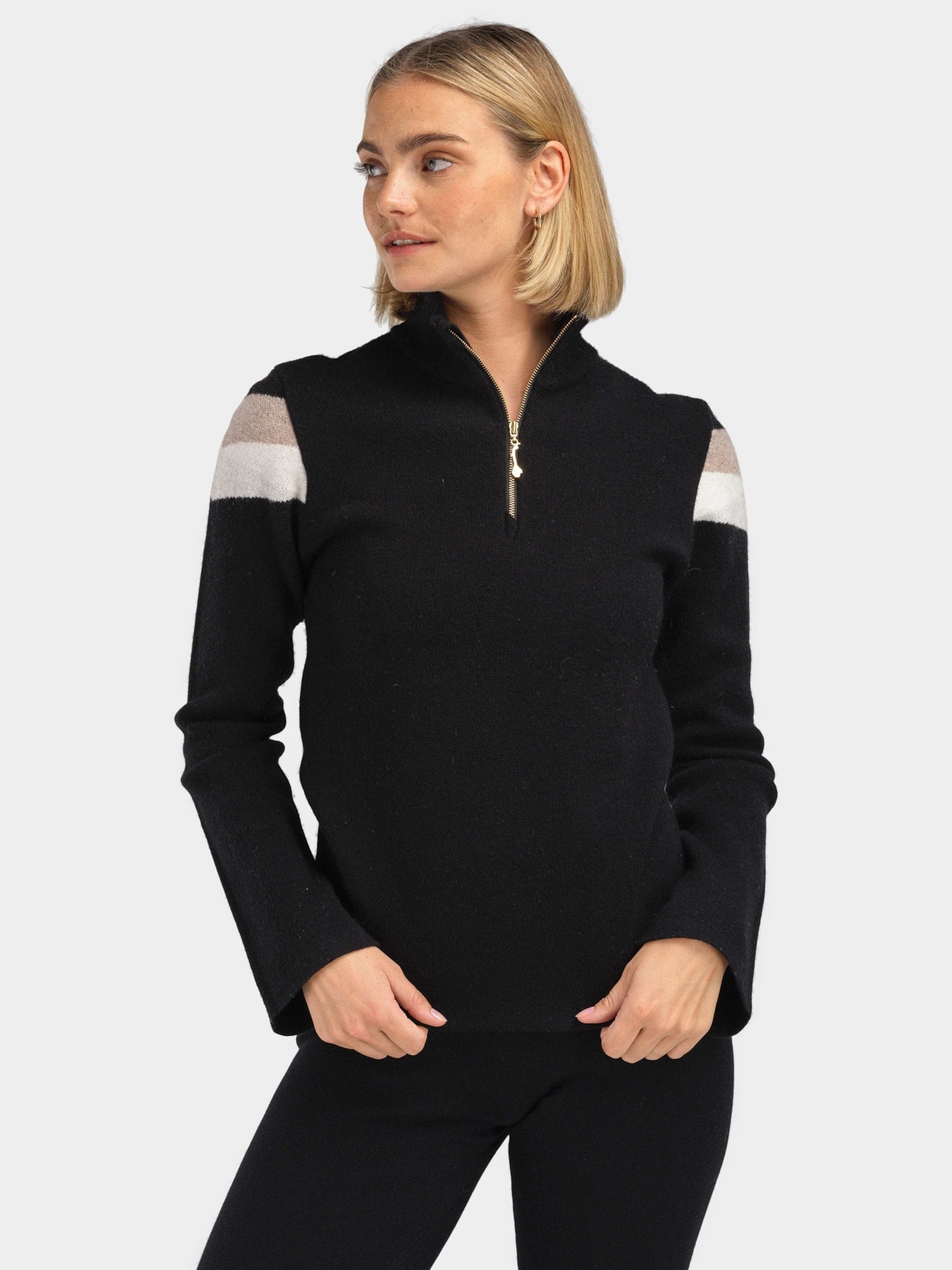 WoolLand Hemsedal Half-zip Ullgenser, Dame<br>Kombinerer komfort, varme og tidløst design!
