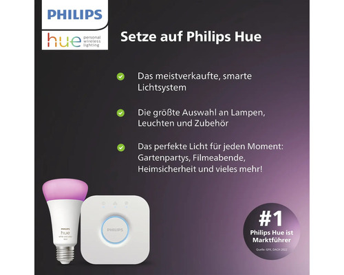 Philips hue LED lamp ST64 dimbaar E27/7,2W goud 550 lm 2100 K - compatibel met SMART HOME van hornbach