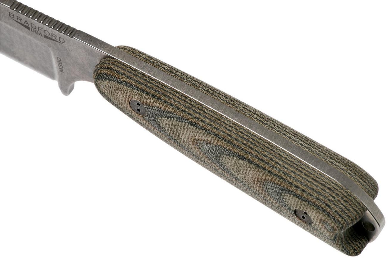 Bradford Guardian 3.5, 3D Camo Micarta Guardian 3.5 M390, Sabre Stonewashed 35S-109