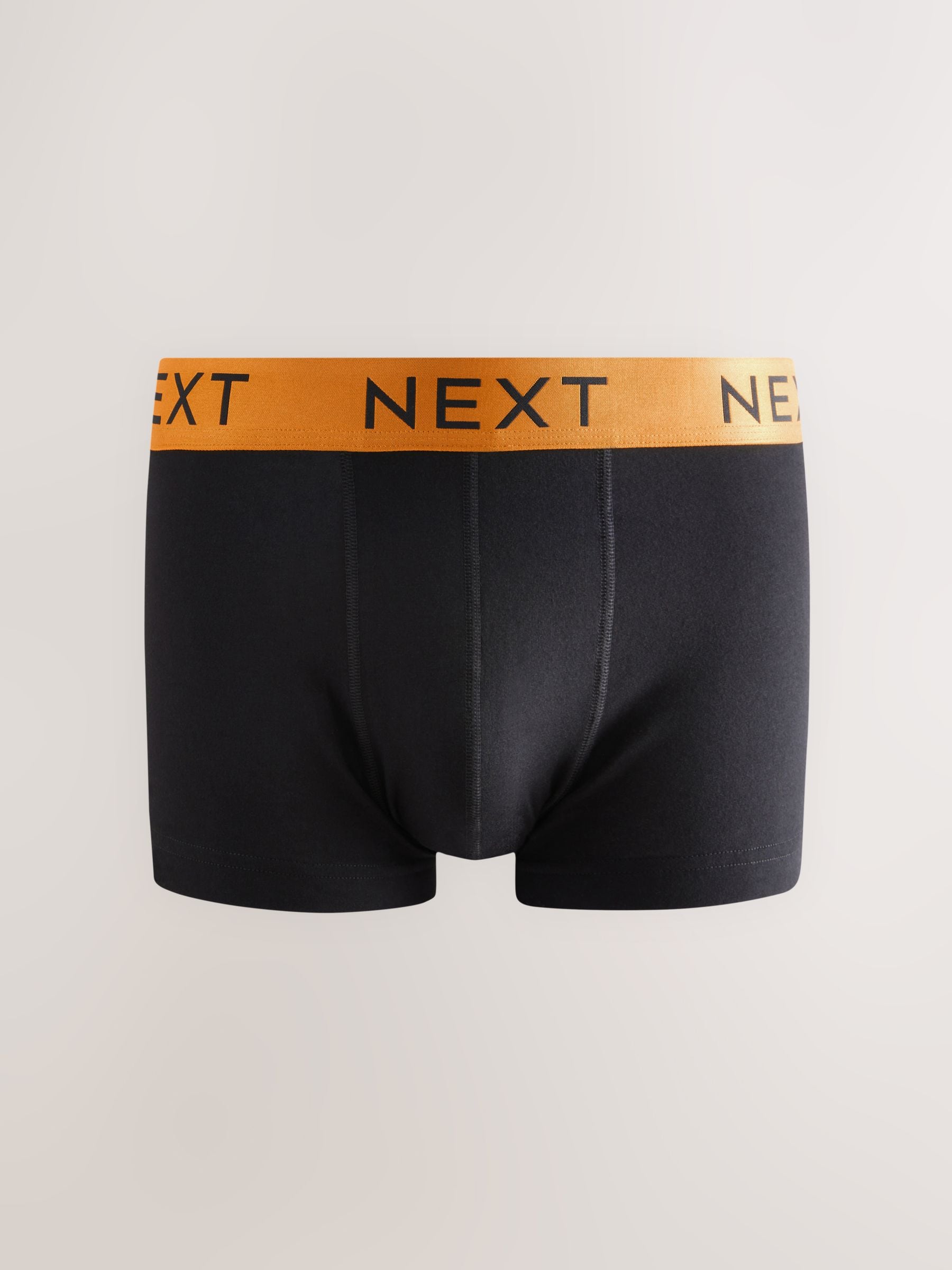 Zwarte glanzende taillebanden - Hipster boxers van katoenrijke mix