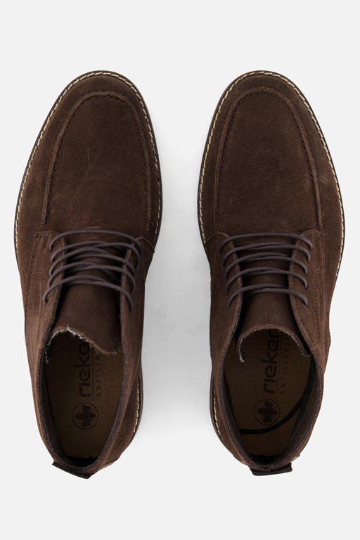 Rieker Veterschoenen bruin Suede