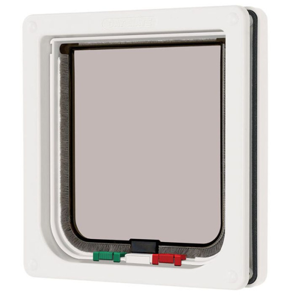 Cat mate chatiere blanche a verrouillage a 4 voies (309w)