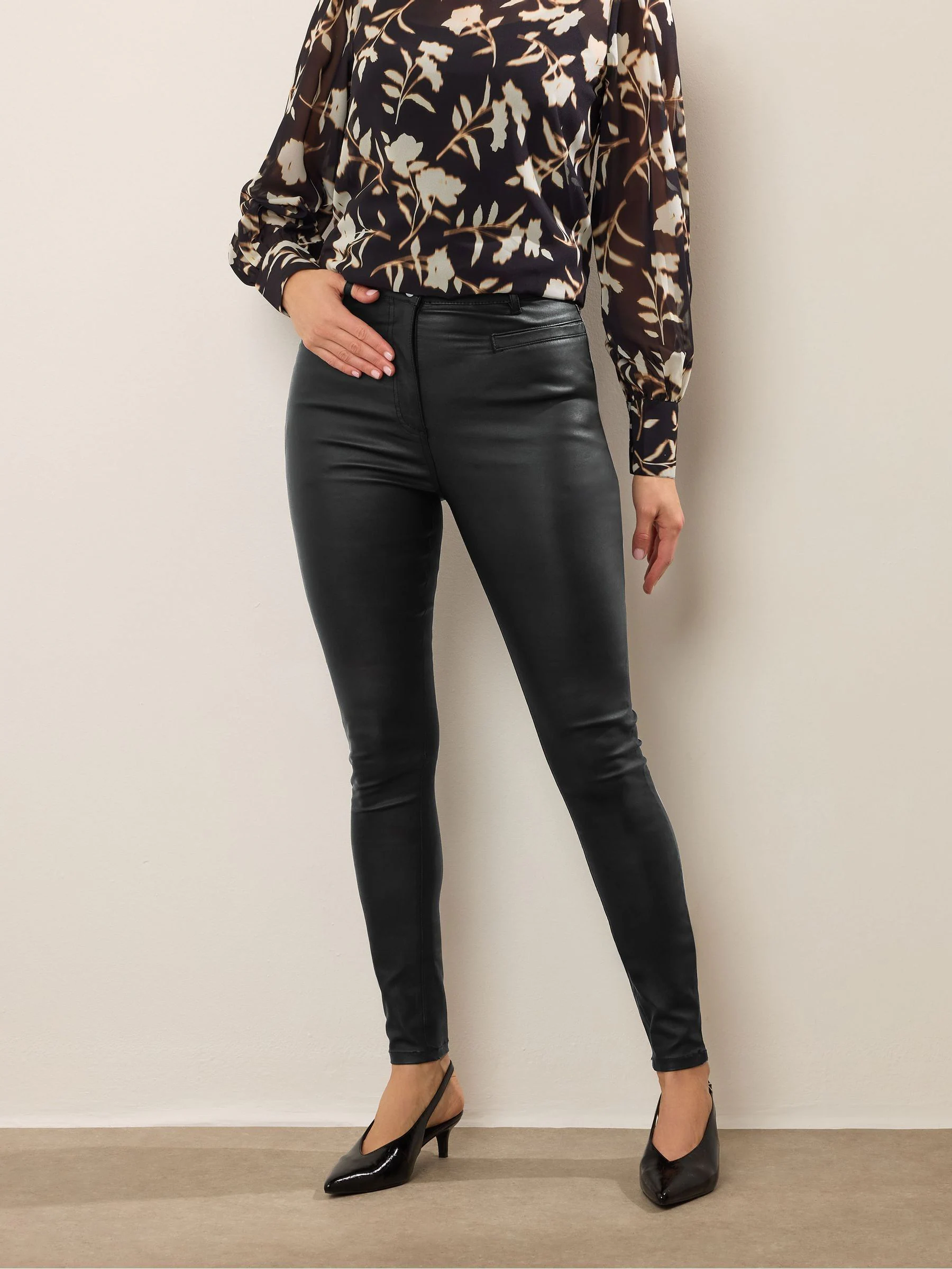Long Tall Sally - Skinny jeans van imitatieleer