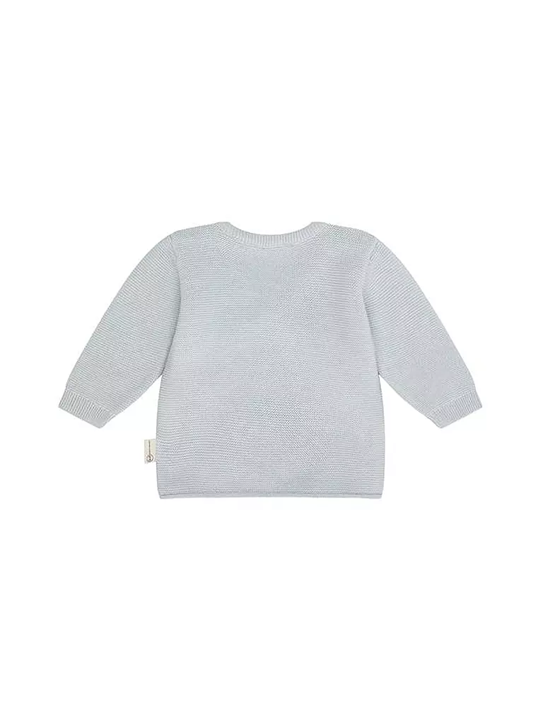 STEIFF Baby Set Strickjacke und Strickhose 2 teilig hellblau