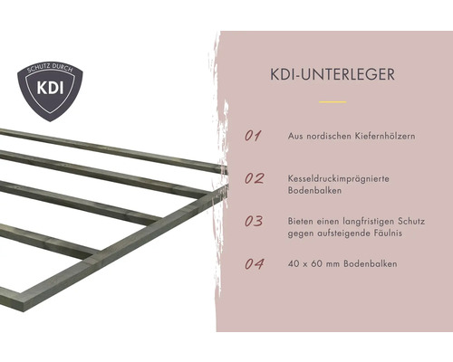Karibu Talos 1 saunacabine zonder oven, zonder voorkamer, met houten deur en geïsoleerd glas