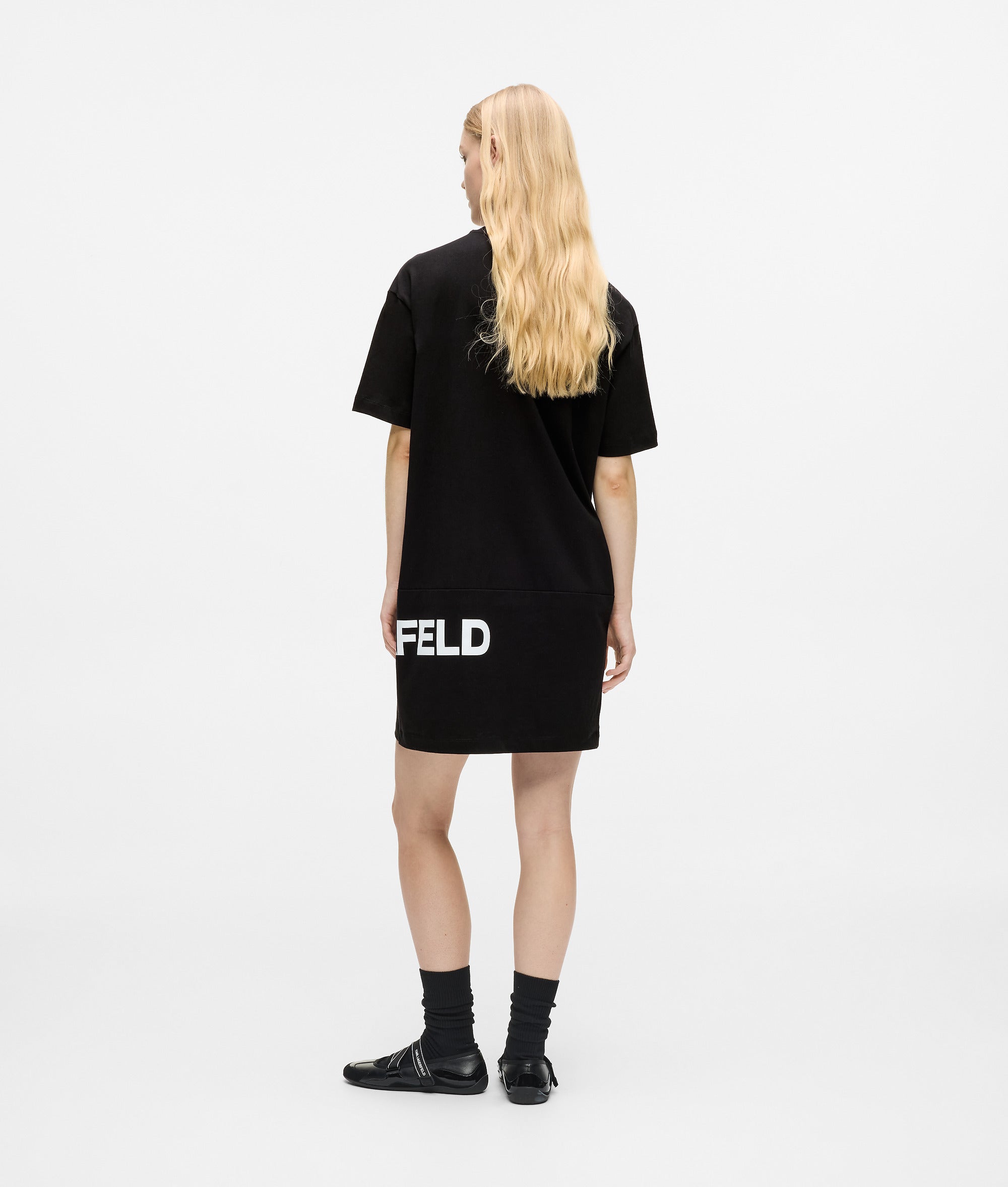 T-shirt jurk met logo