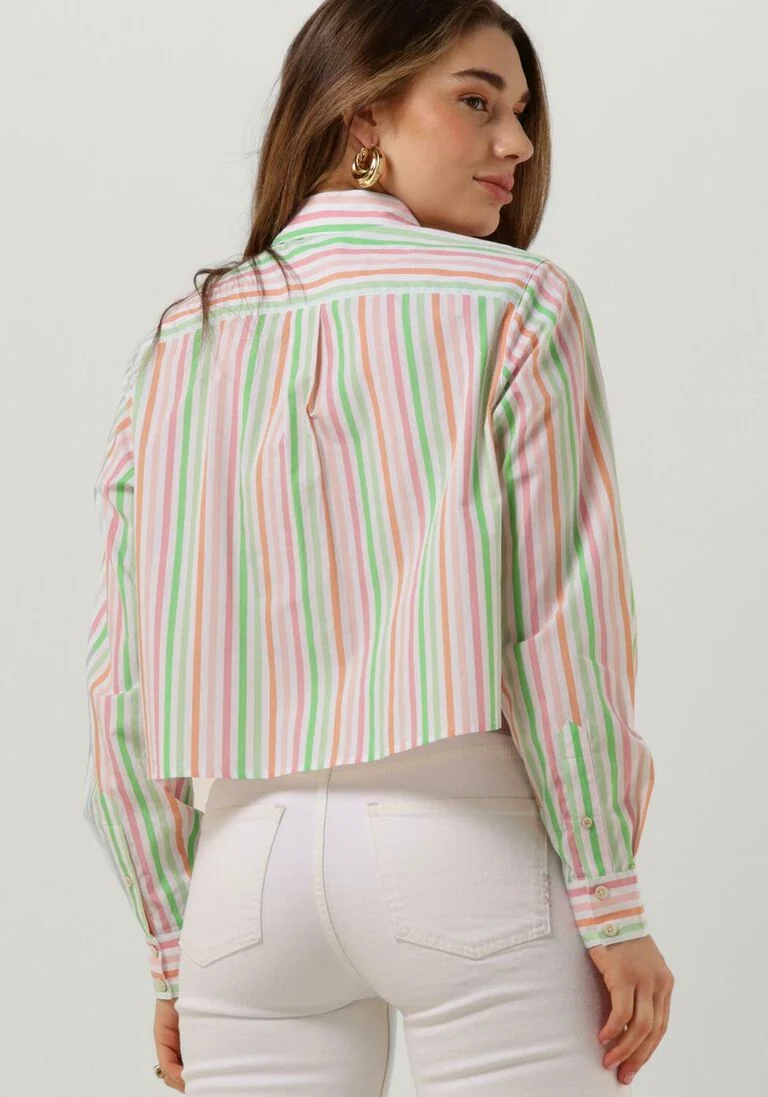 SCOTCH & SODA multi scotch & soda blouse multi striped boxy fit shirt