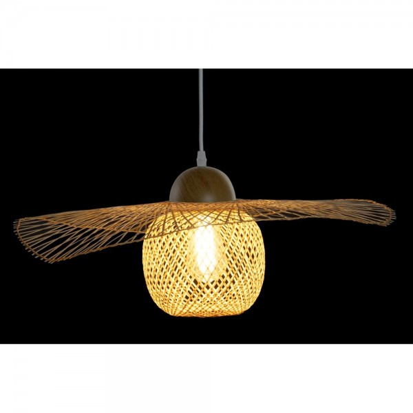 Suspension bambou chapeau (55 x 55 x 19 cm)