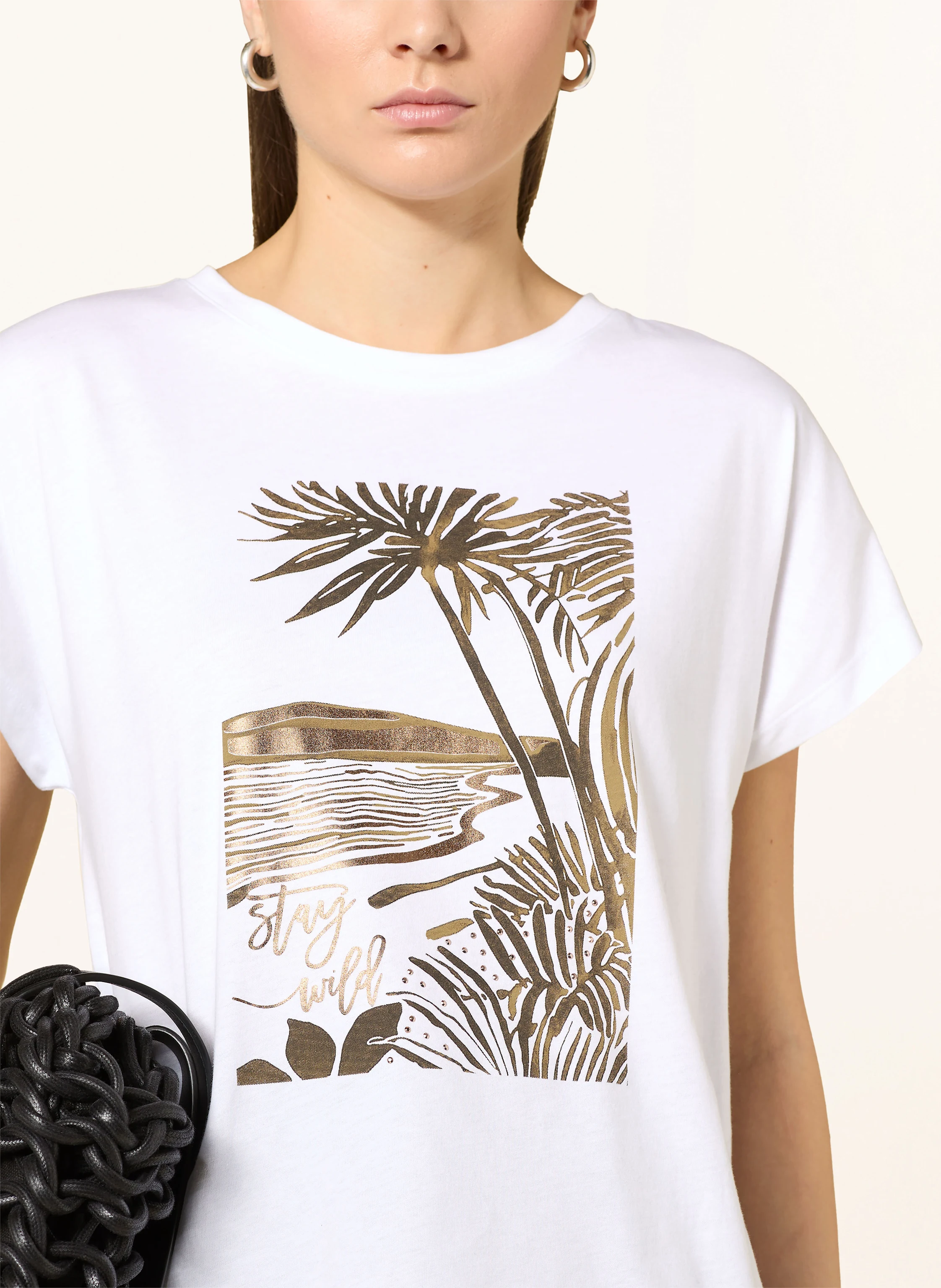 darling harbour T-Shirt mit Schmucksteinen