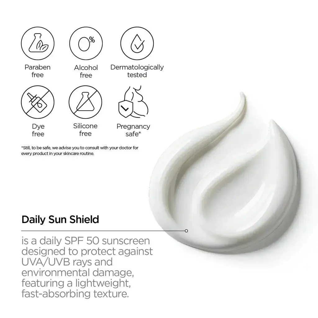 Just Daily Sun Shield SPF 50+ with Hyaluronic Acid