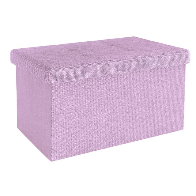 Sammenklappelig Skammel 49x30x30 cm Taburet (pink)