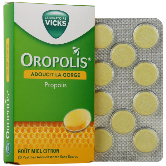 Oropolis Pastilles Propolis : remede mal de gorge