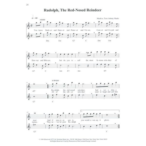 Holzschuh Verlag Weihnachtslieder Querflöte