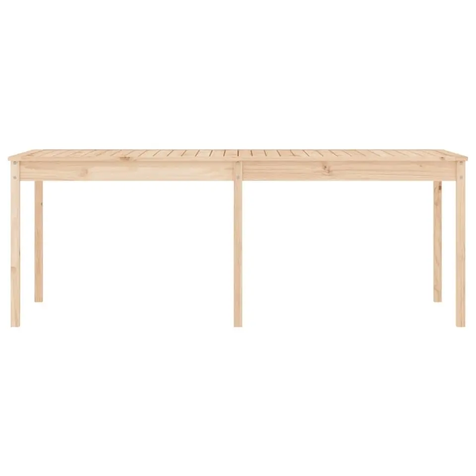 vidaXL - Tuintafel - Bruin - Massief grenenhout - 203.5 x 100 x 76 cm