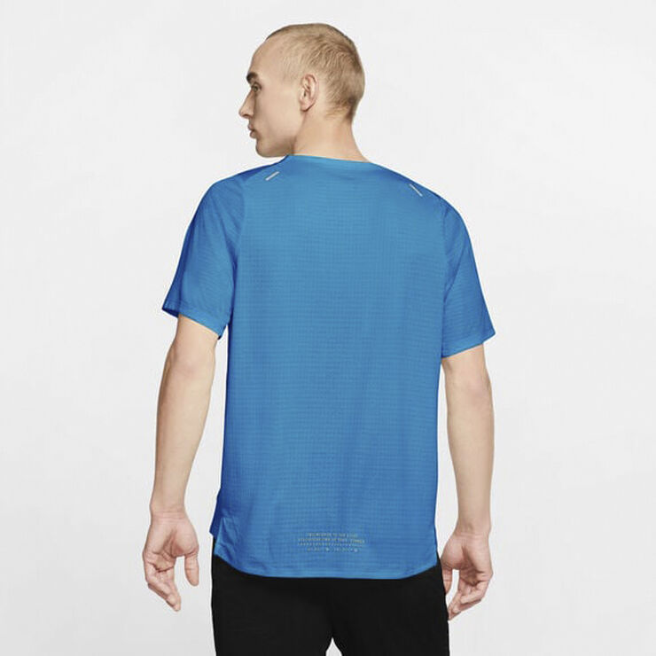 Nike Rise 365 Trail Running T Shirt. Blå