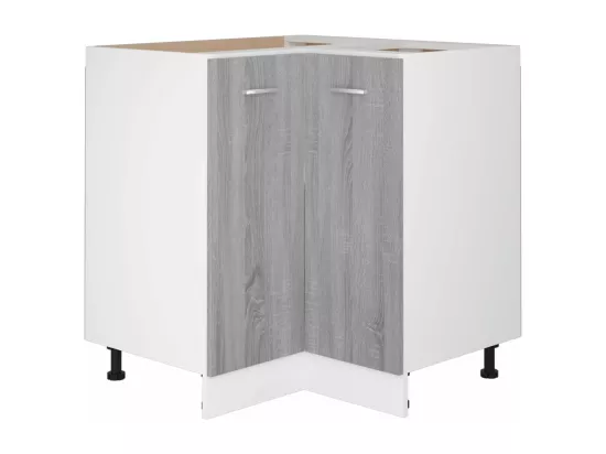 Armoire de cuisine sonoma gris 75,5x75,5x81,5cm bois ingénierie