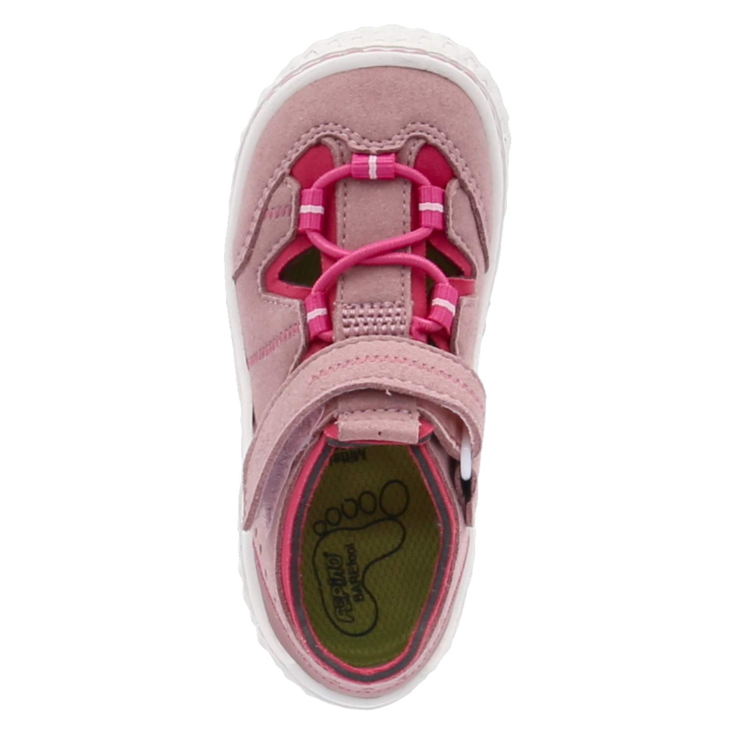 Pepino Kletthalbschuhe JERRY - sucre/pink
