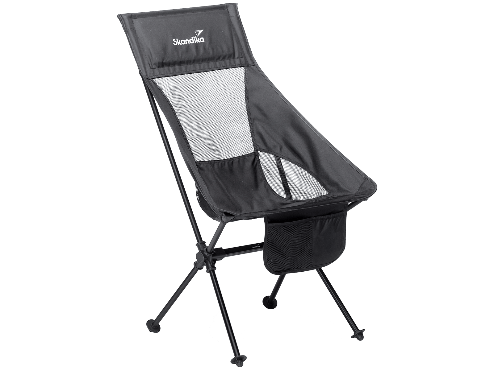 Skandika Compact Campingstoel - Black