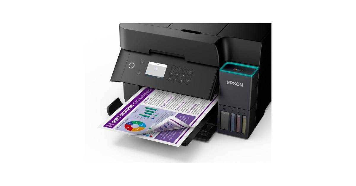 EpsonEcoTank ET-3950 all-in-one inkjetprinter  (Zwart, Scannen, Kopiëren, wifi, inclusief tot 3 jaar inkt)