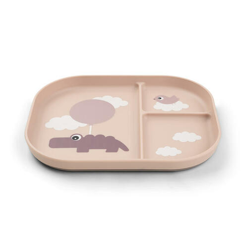 Foodie Assiette Plateau Happy Clouds Rose - DONE BY DEER