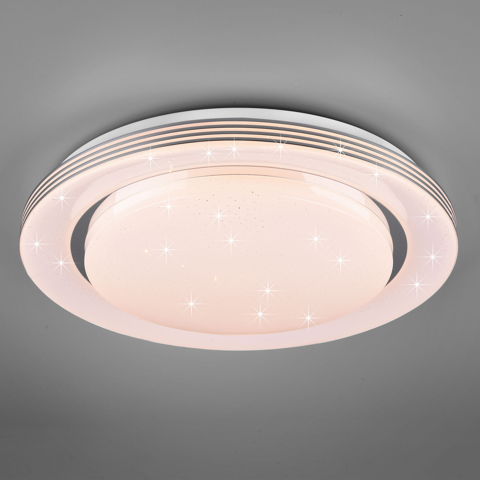 LED-Deckenleuchte - weiß - mit Fernbedienung - Ø 48 cm