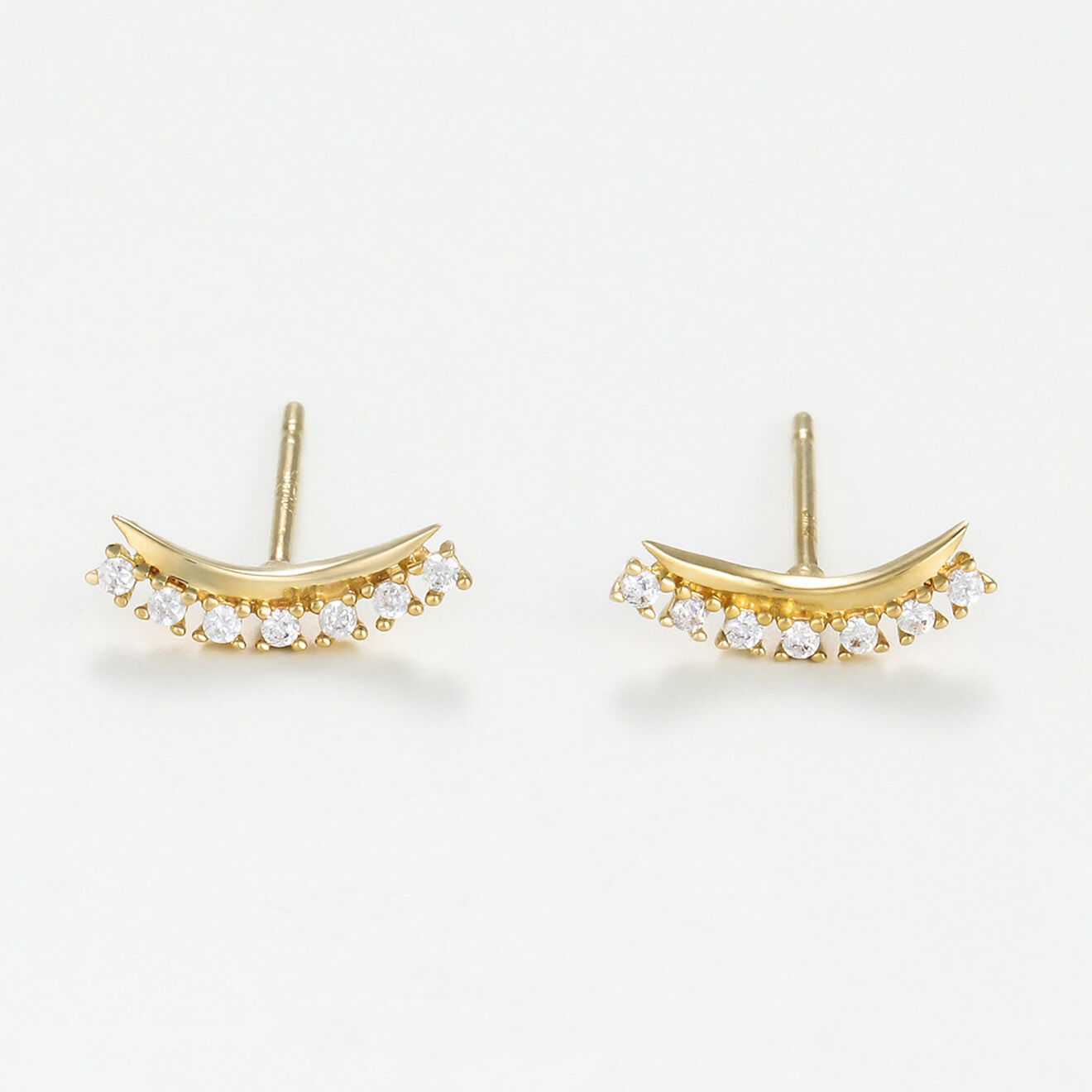 Instant d'Or Boucles d'oreilles Rox Zirconium or jaune