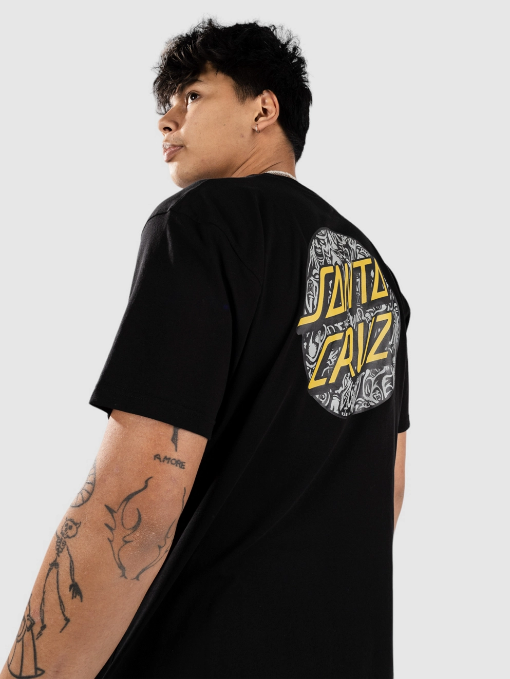 Santa Cruz Knox Faces Dot T-Shirt black