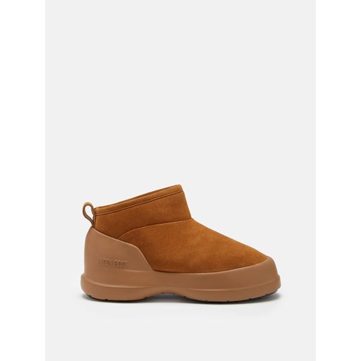 Moon Boot Luna Low Suede Støvler, Cognac, 41