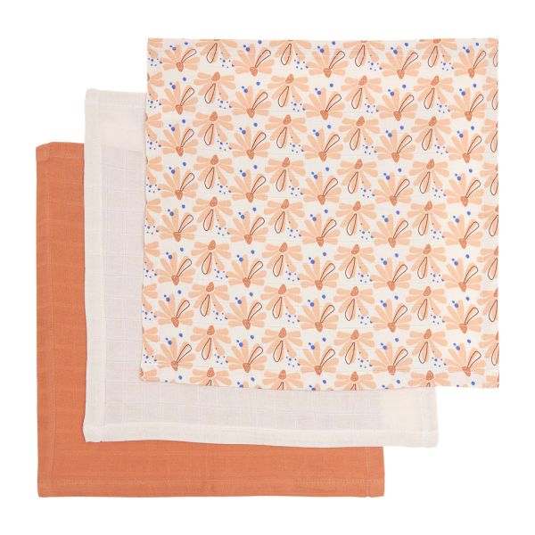Luma Monddoek Hydrofiel Flowerfever 3-Pack