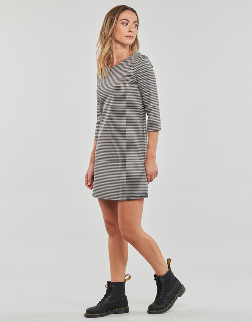 Only - ONLBRILLIANT 3/4 CHECK DRESS  JRS - Noir