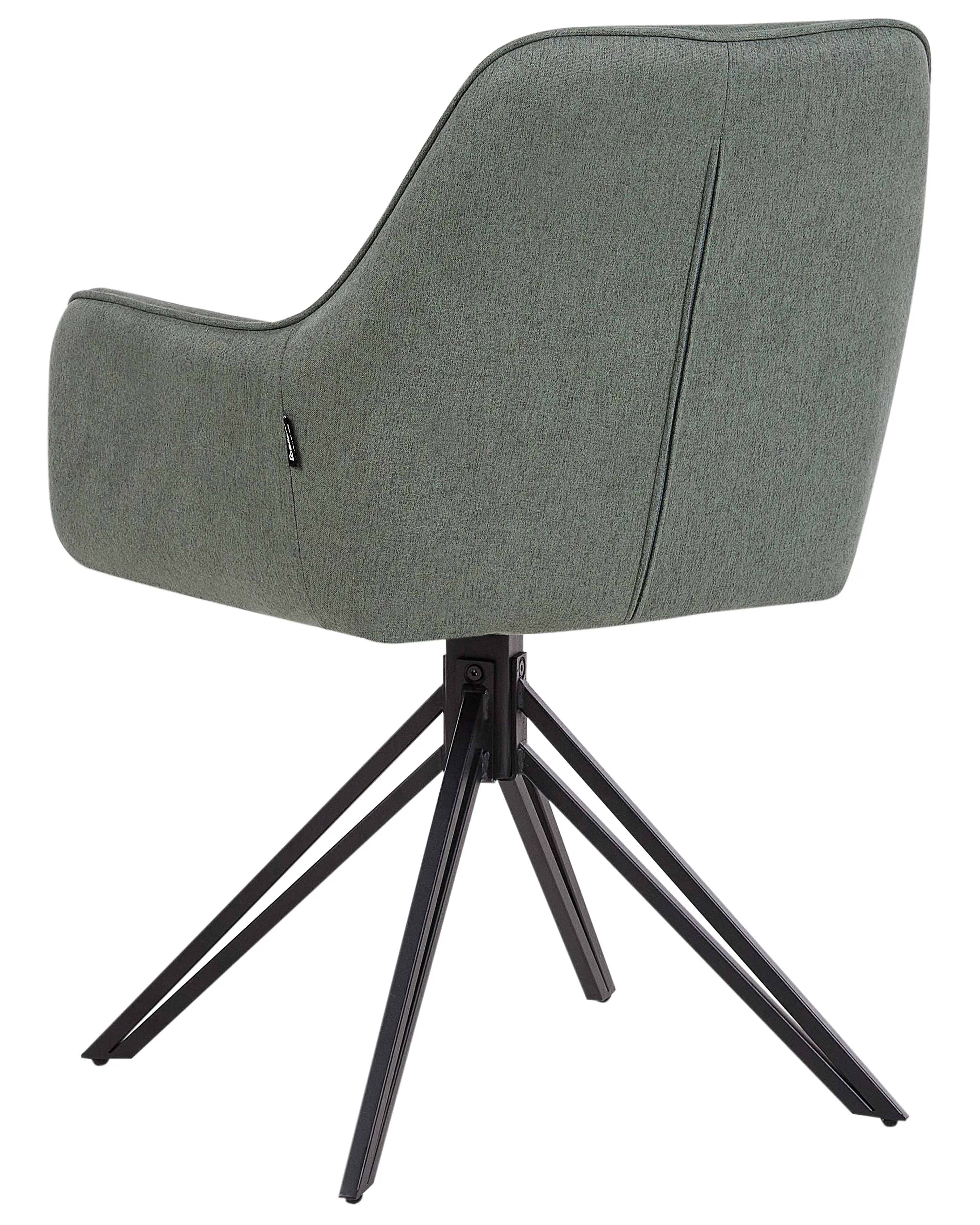 Set van 2 eetkamerstoelen draaibaar JODAR Donkergroen
