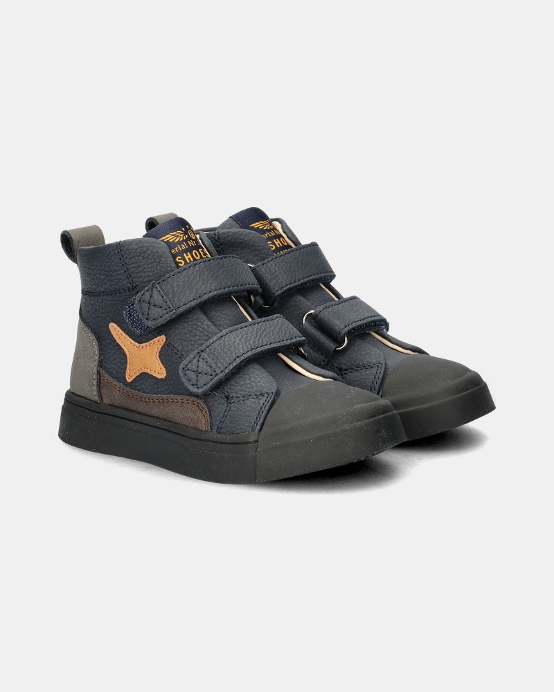 Shoesme Klittenbandschoenen  - blauw