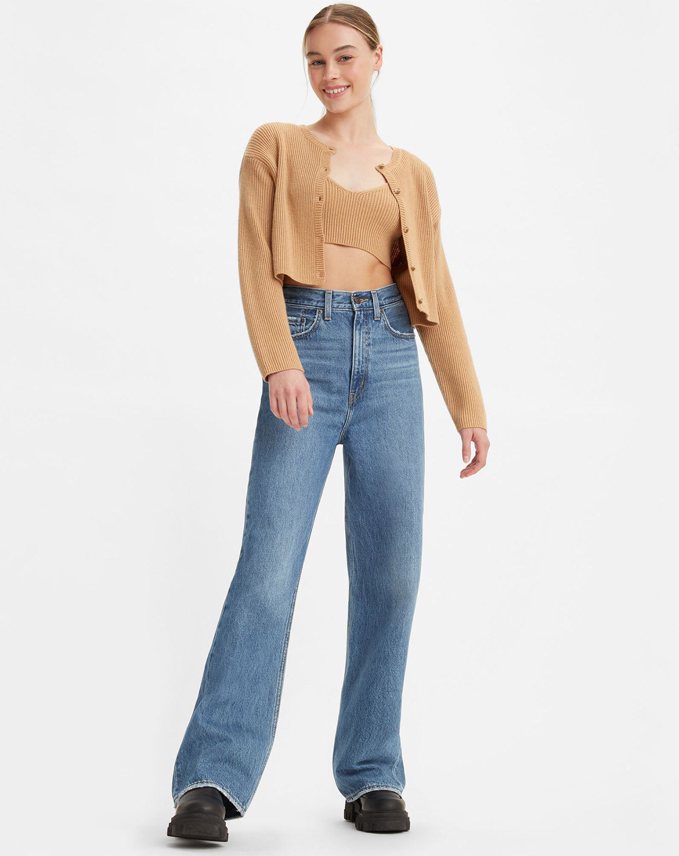 Levi's® Jean high loose bleu