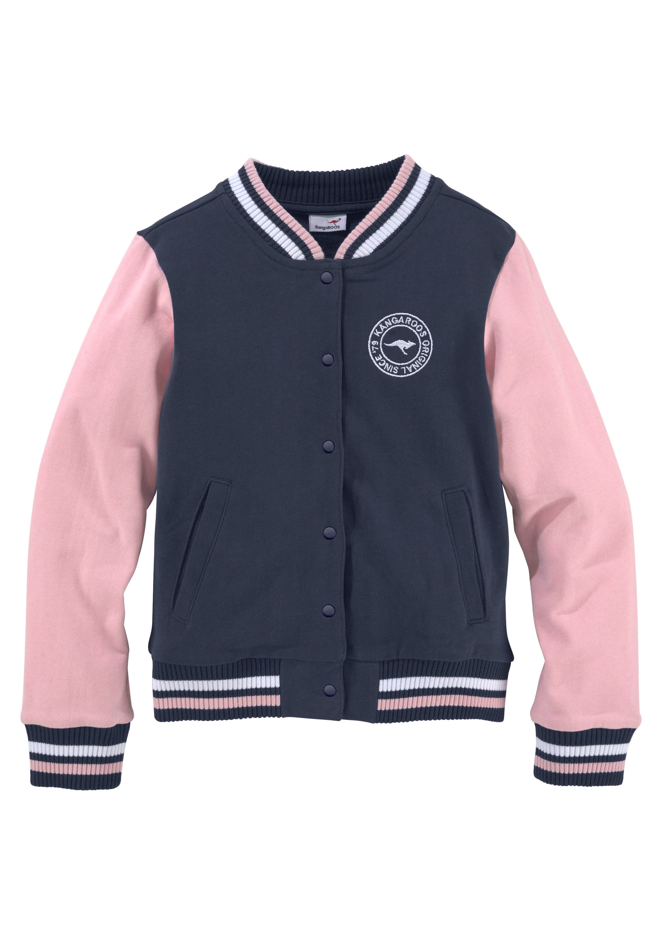KangaROOS Sweatjacke »College-Jacke«, mit Kragen