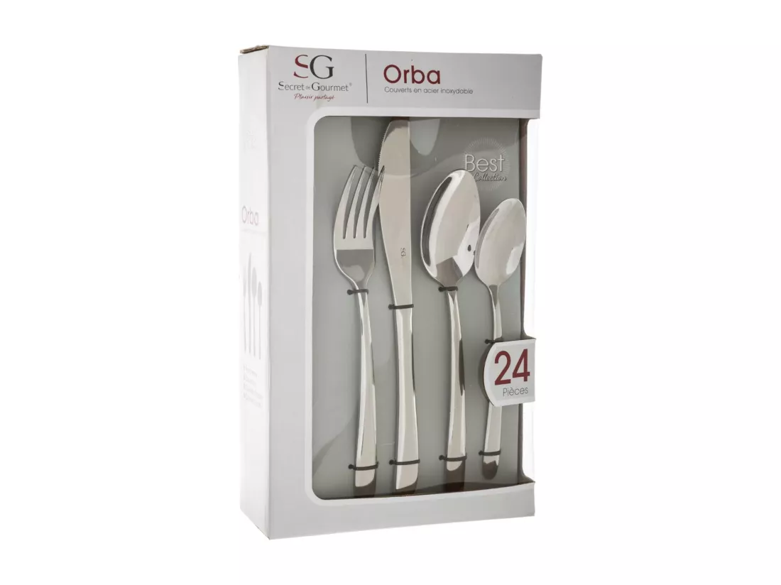 Ménagère Inox 24 Pièces 
