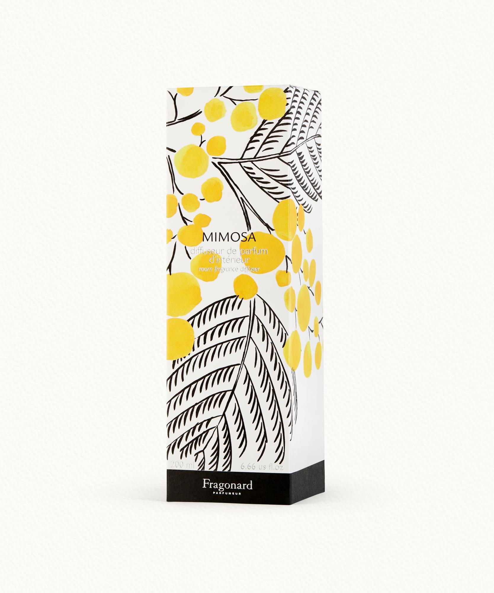 Mimosa  Diffuseur + 10 bâtonnets - flacon 200 ml
