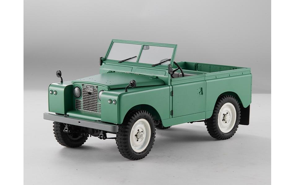 Scale Crawler Land Rover Serie II Grün, RTR, 1:12<br>Detailgetreuer Scaler mit 2-Gang Getriebe