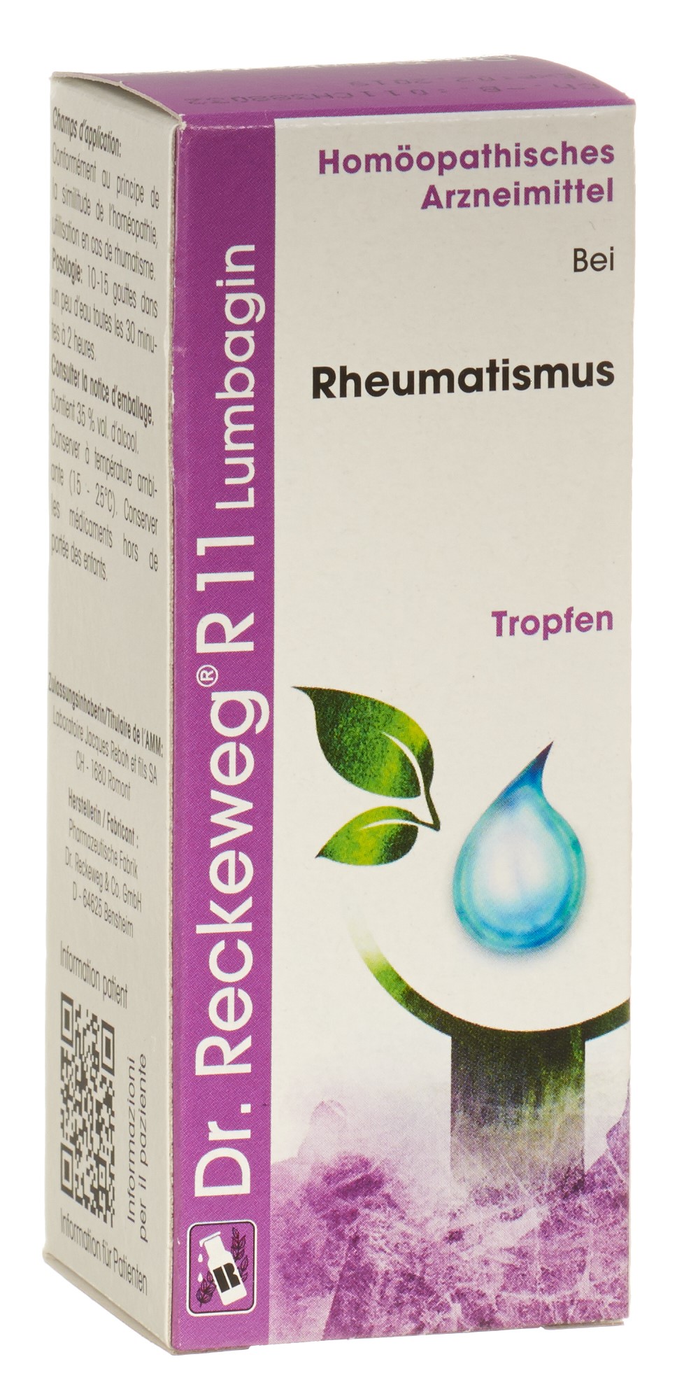 RECKEWEG R11 Lumbagin<br>50 ml, Flasche, Tropfen zum Einnehmen, Flüssigkeit