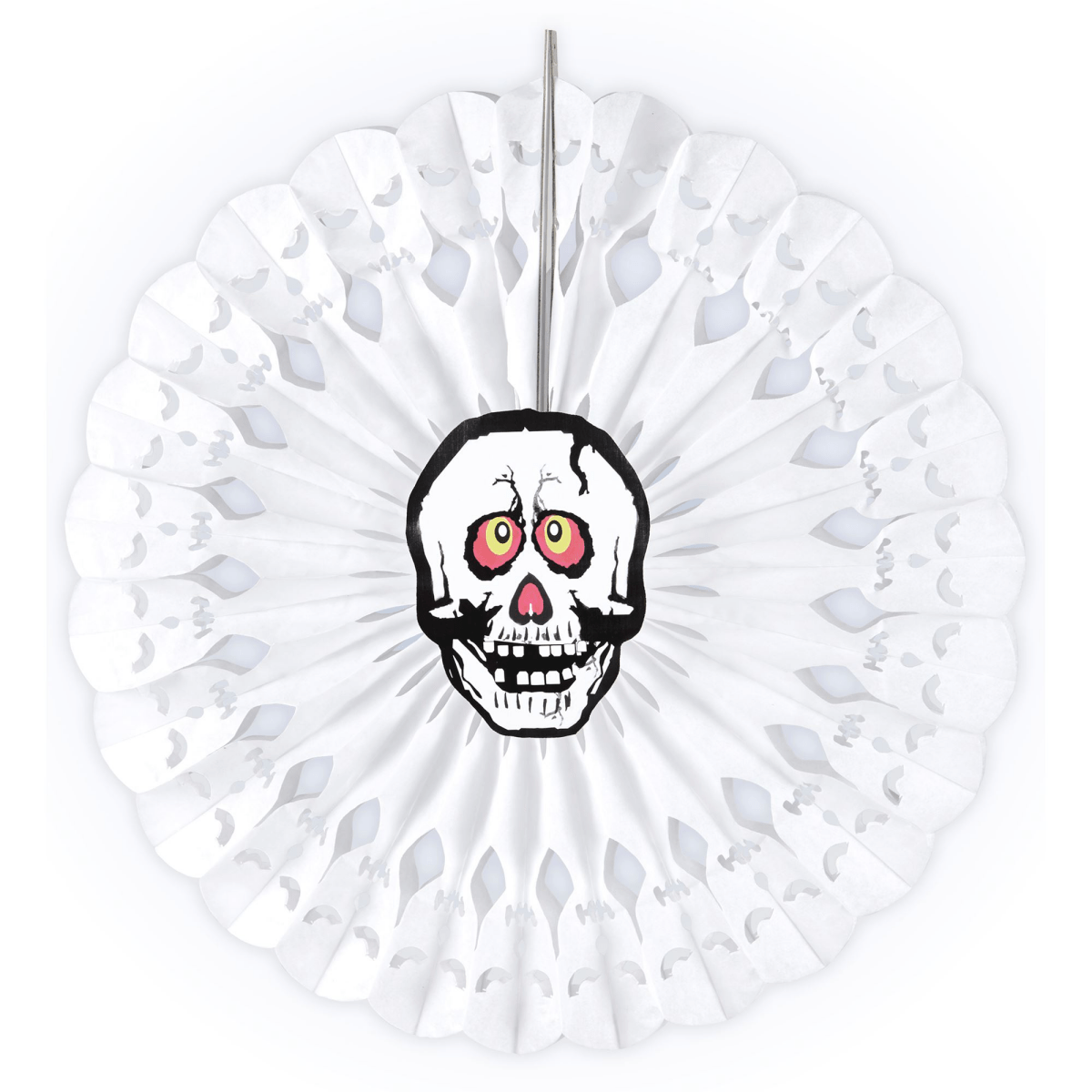 Witte Waaier Schedel 50cm