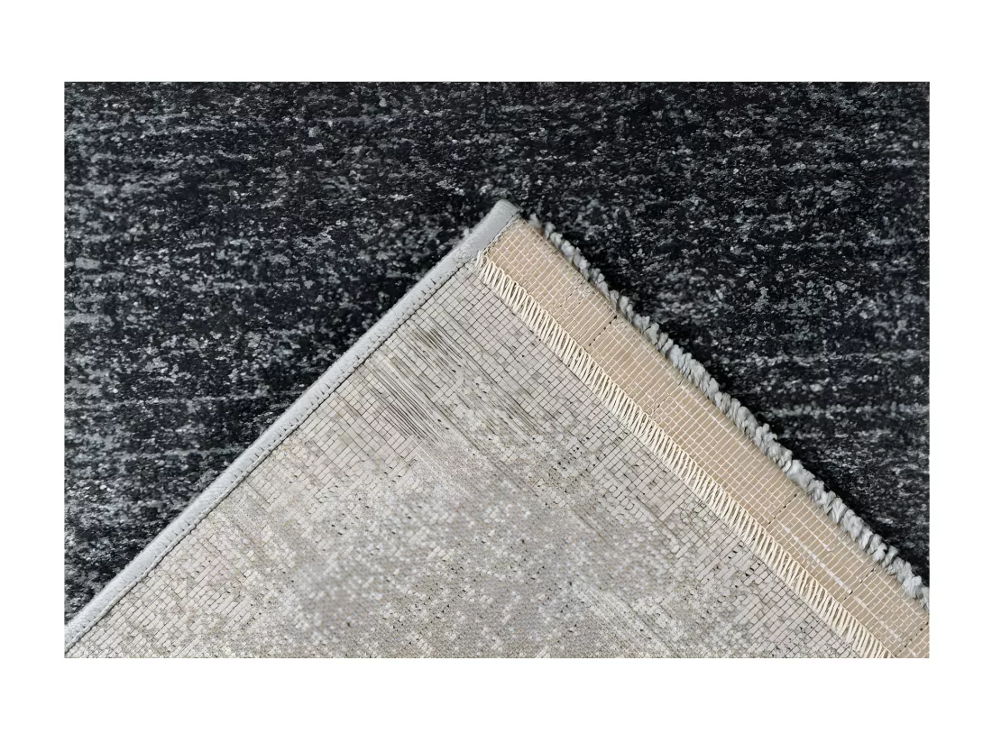Tapis 170x120cm, design F205G coloris argent - Confort et élégance pour votre intérieur